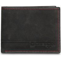 Herren-Ledergeldbörse mit Nahtdetail