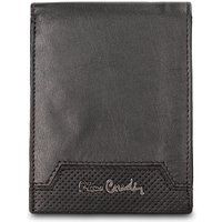 Klassisches Leder-Bifold-Portemonnaie mit Druckknopf