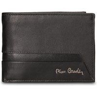 Klassisches Leder-Bifold-Portemonnaie mit Druckknopf