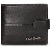 Klassisches Leder-Bifold-Portemonnaie mit Druckknopf