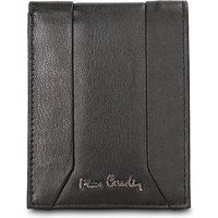 Klassisches Leder-Bifold-Portemonnaie mit Druckknopf
