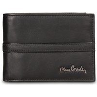 Klassisches Leder-Bifold-Portemonnaie mit Druckknopf