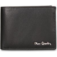 Klassisches Leder-Bifold-Portemonnaie mit Druckknopf