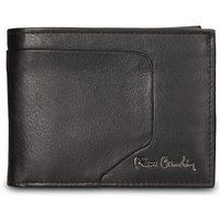 Klassisches Leder-Bifold-Portemonnaie mit Druckknopf