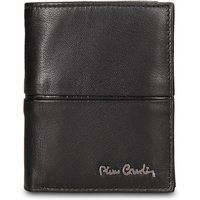 Klassisches Leder-Bifold-Portemonnaie mit Druckknopf