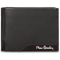 Klassisches Leder-Bifold-Portemonnaie mit Druckknopf