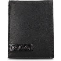 Klassisches Leder-Bifold-Portemonnaie mit Druckknopf