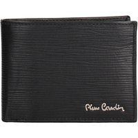 Klassisches Leder-Bifold-Portemonnaie mit Druckknopf