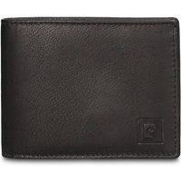 Klassisches Leder-Bifold-Portemonnaie mit Druckknopf
