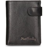 Klassisches Leder-Bifold-Portemonnaie mit Druckknopf