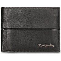 Klassisches Leder-Bifold-Portemonnaie mit Druckknopf