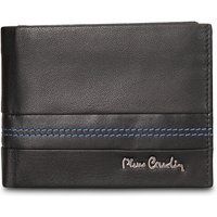 Klassisches Leder-Bifold-Portemonnaie mit Druckknopf