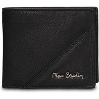 Klassisches Leder-Bifold-Portemonnaie mit Druckknopf