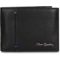 Klassisches Leder-Bifold-Portemonnaie mit Druckknopf