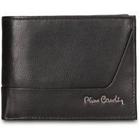 Klassisches Leder-Bifold-Portemonnaie mit Druckknopf