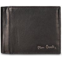 Klassisches Leder-Bifold-Portemonnaie mit Druckknopf