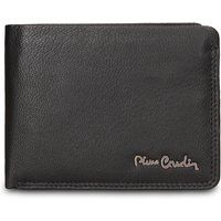 Klassisches Leder-Bifold-Portemonnaie mit Druckknopf