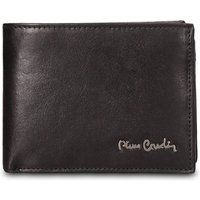 Klassisches Leder-Bifold-Portemonnaie mit Druckknopf