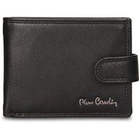 Klassisches Leder-Bifold-Portemonnaie mit Druckknopf