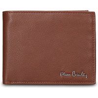 Klassisches Leder-Bifold-Portemonnaie mit Druckknopf