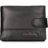 Klassisches Leder-Bifold-Portemonnaie mit Druckknopf