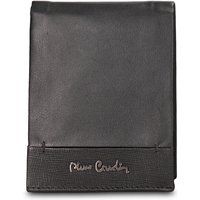 Klassisches Leder-Bifold-Portemonnaie mit Druckknopf
