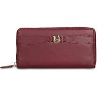 Elegantes rotes Leder Portemonnaie