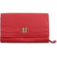 Elegantes rotes Leder Portemonnaie