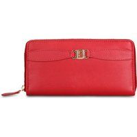 Elegantes rotes Leder Portemonnaie