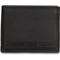 Klassisches Herren-Bifold-Portemonnaie aus Leder