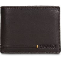Leder-Brieftasche mit Faltverschluss für Herren