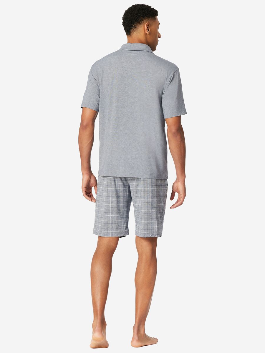 Herren Premium Jacquard Schlafanzug Set