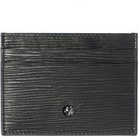 Schwarzes Leder Kartenetui
