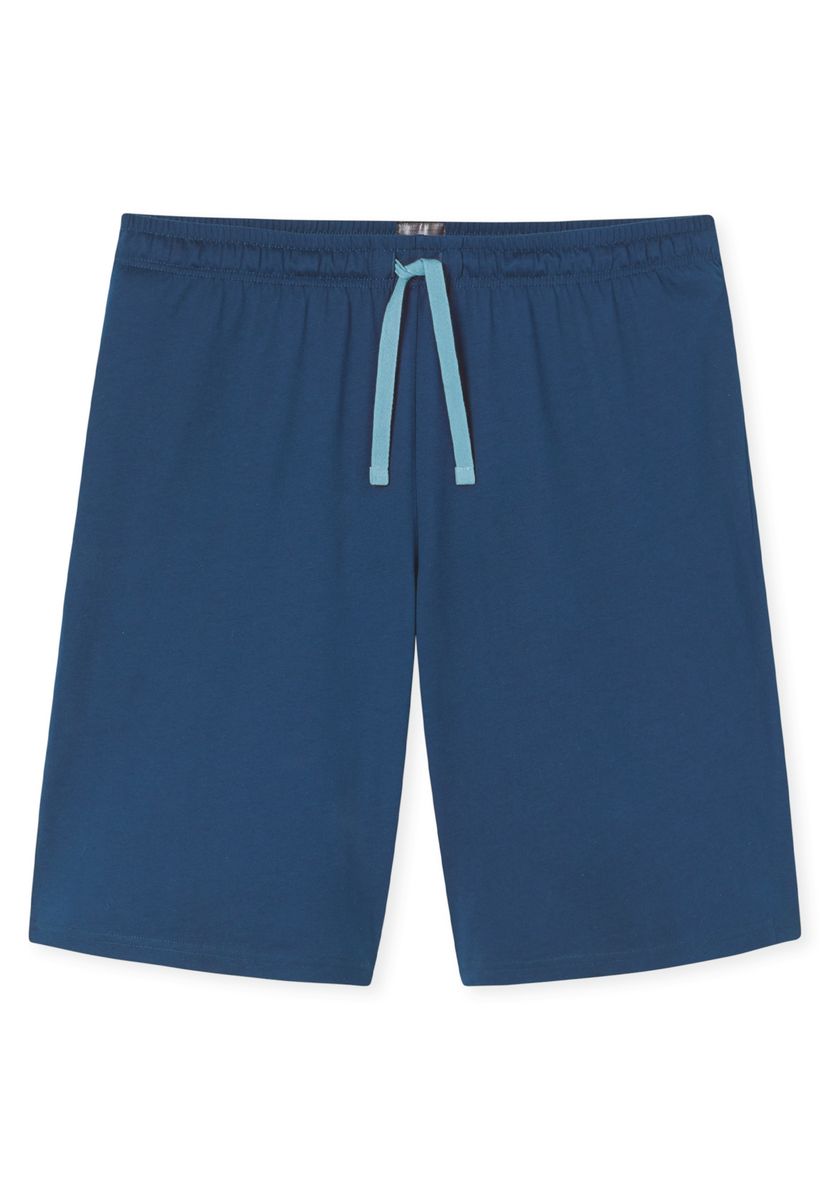 Kurzer blauer Herren Schlafanzug