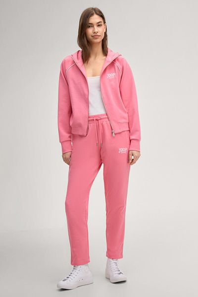 Joop Jeans Tito pink Baumwollmischung Kapuzen-Sweatshirtjacke unisex