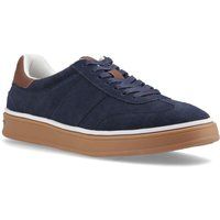 Hush Puppies Carlos Wildlederleder Herren Sneakers in Marineblau