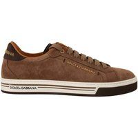 Herren Braune Wildleder Low-Top Sneaker