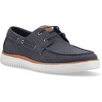 Hush Puppies Daniel Canvas Segelschuhe für Herren in Marineblau