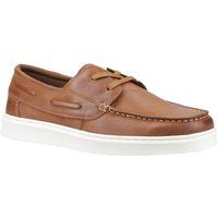 Hush Puppies Madden Leder Herren Tan Bootsschuhe