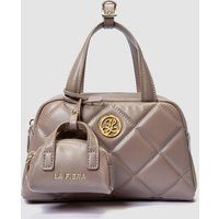 Gesteppte Henkeltasche mit Mini-Tasche