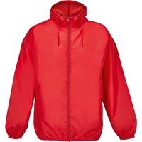 Unisex Winddichte Regenjacke mit Kapuze