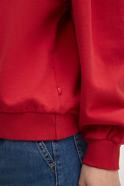 Joop! Jeans Tian Rotes Aloha Logo Besticktes Baumwoll-Sweatshirt