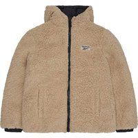 Reebok - Steppjacke für Damen, wendbar, Teddy (Schwarz)