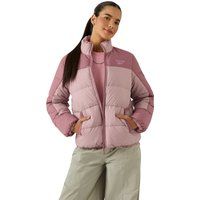 Reebok - Steppjacke für Damen, wendbar (Graurosa)
