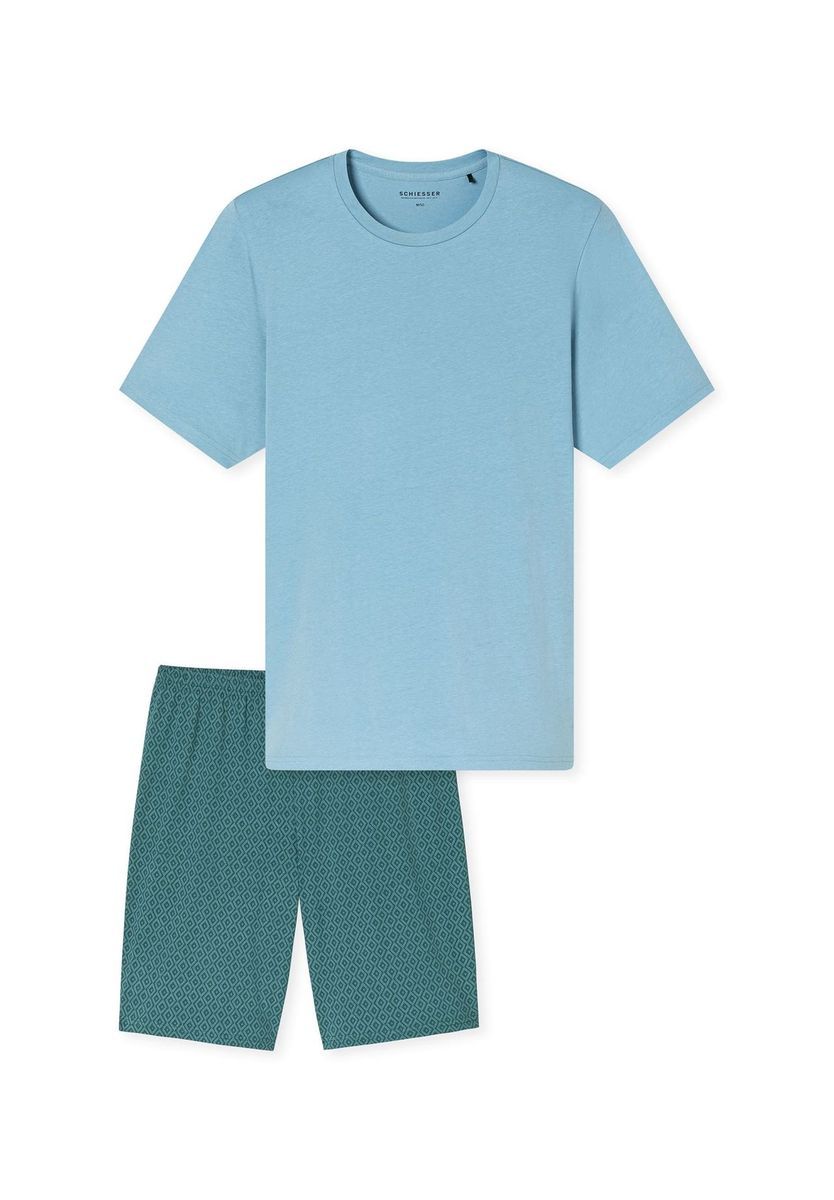 Herren Kurzarm Schlafanzug Set
