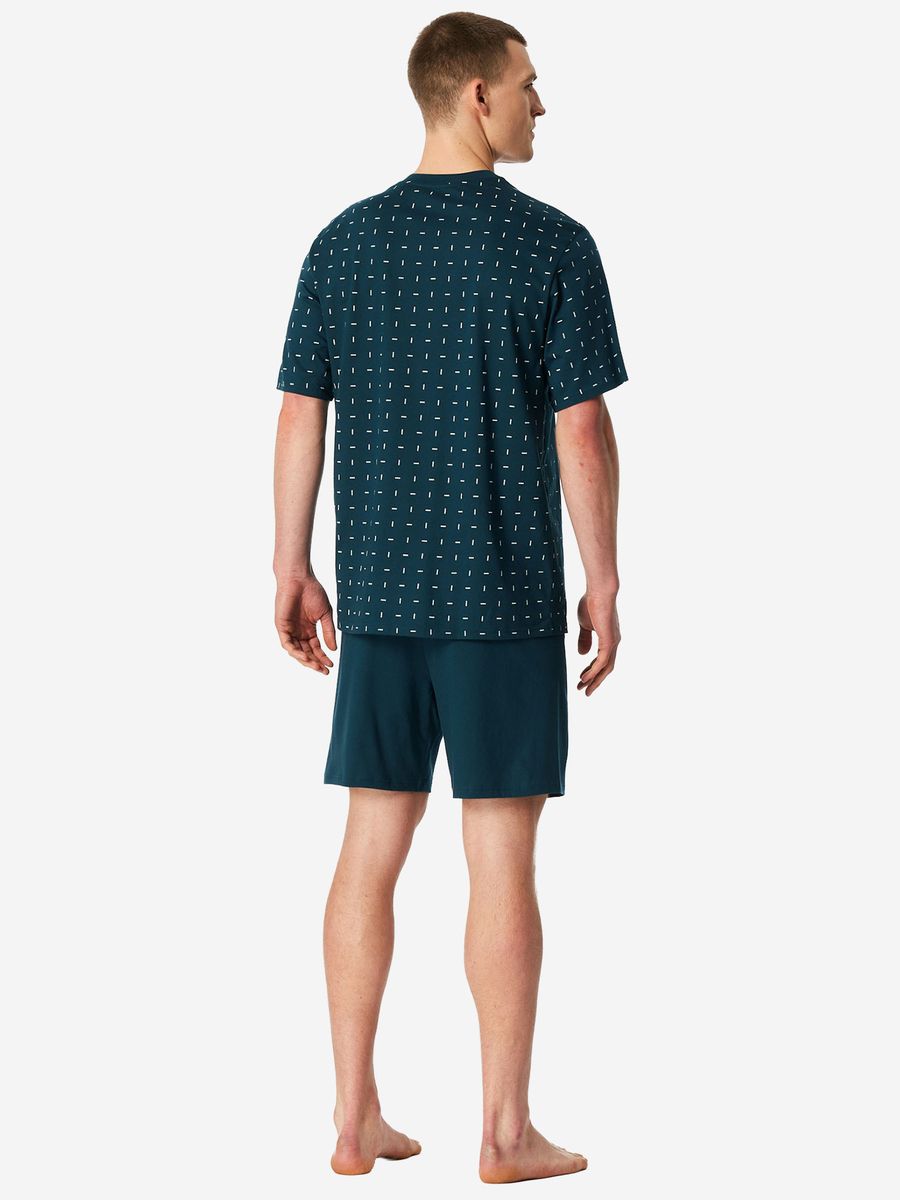 Herren Kurzarm Schlafanzug Set