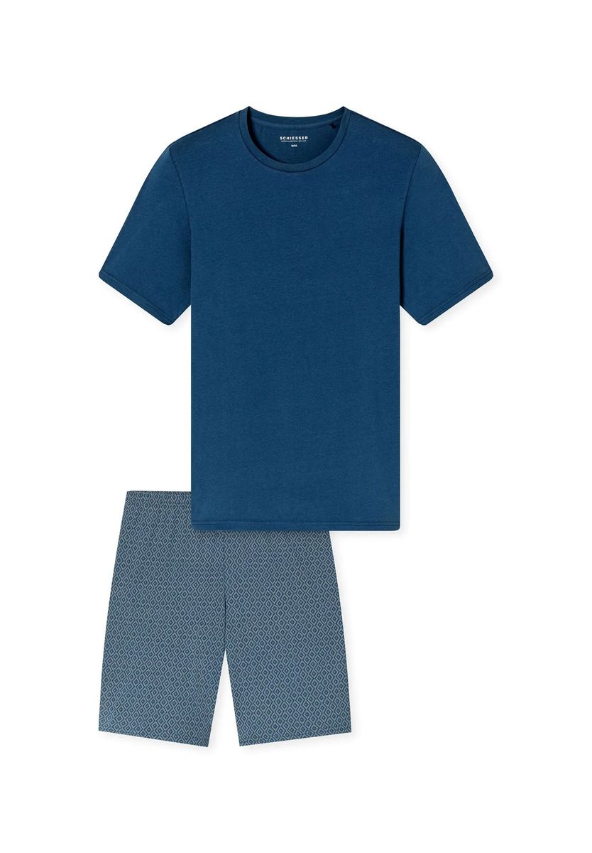 Herren Kurzarm Schlafanzug Set
