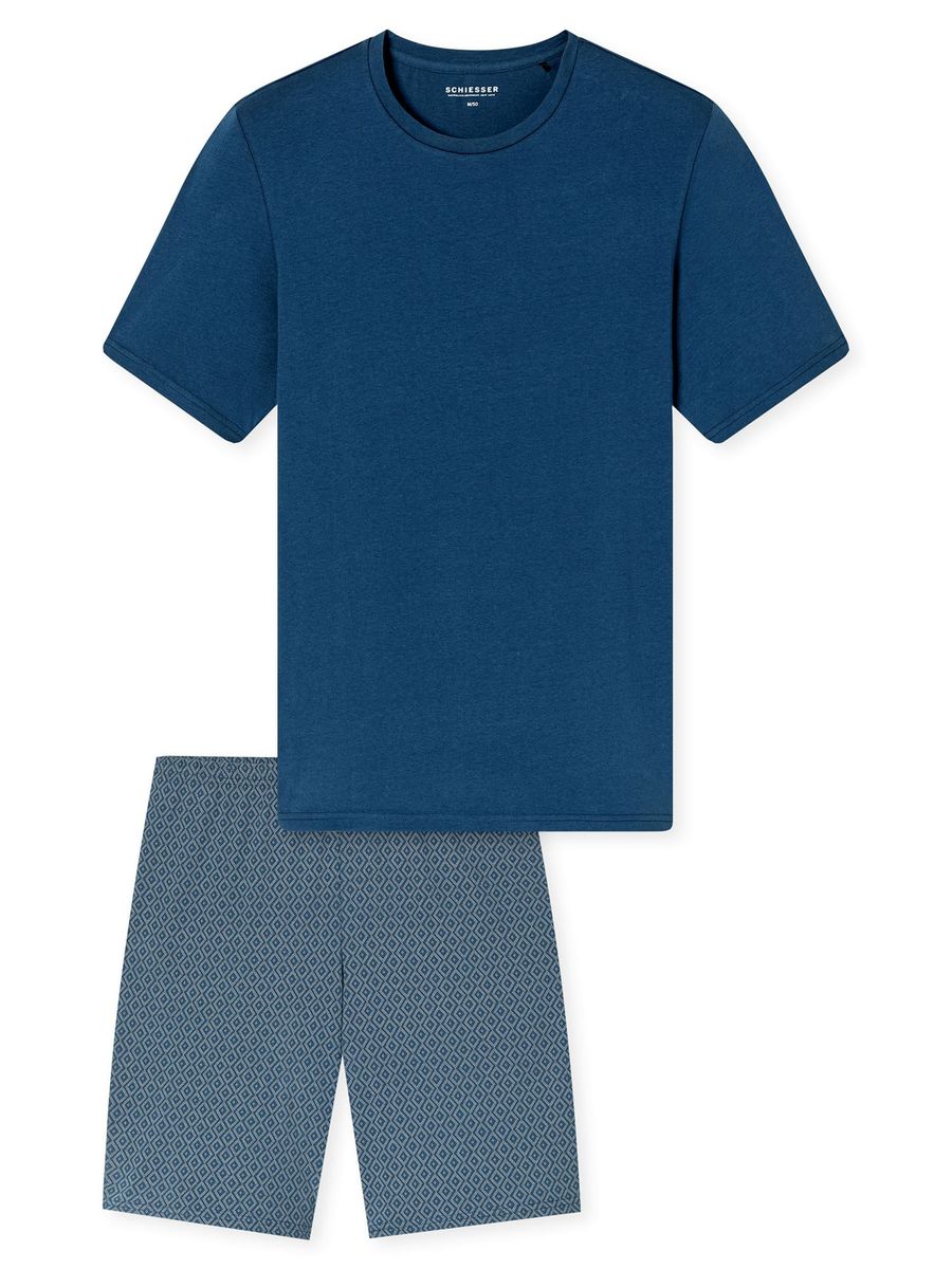 Herren Kurzarm Schlafanzug Set