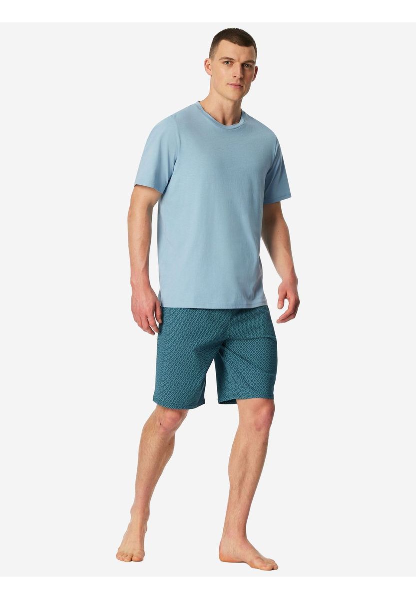 Herren Kurzarm Schlafanzug Set