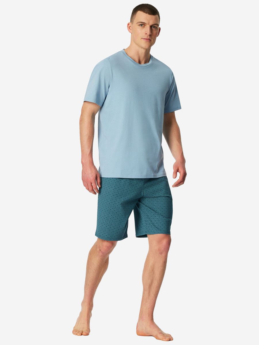 Herren Kurzarm Schlafanzug Set